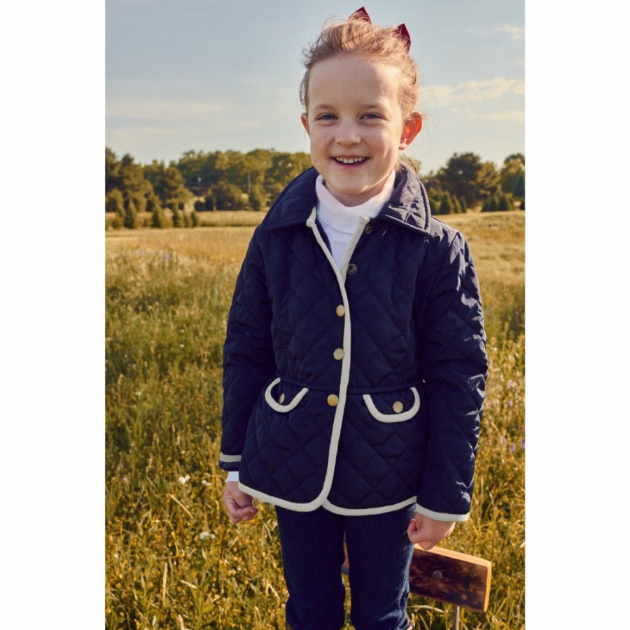 GIRLS Misbordados | Quilted Peplum Coat