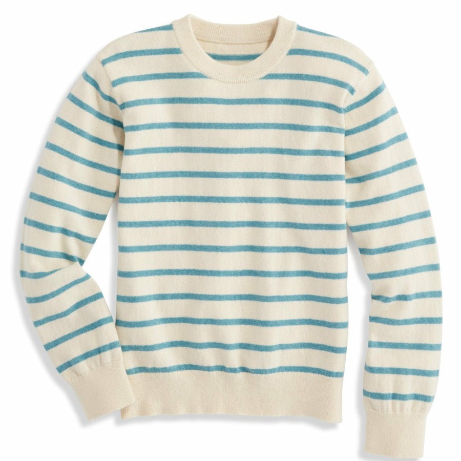 GIRLS Fashion R-Evolution International Limited | Striped Cashmere Blend Crewneck