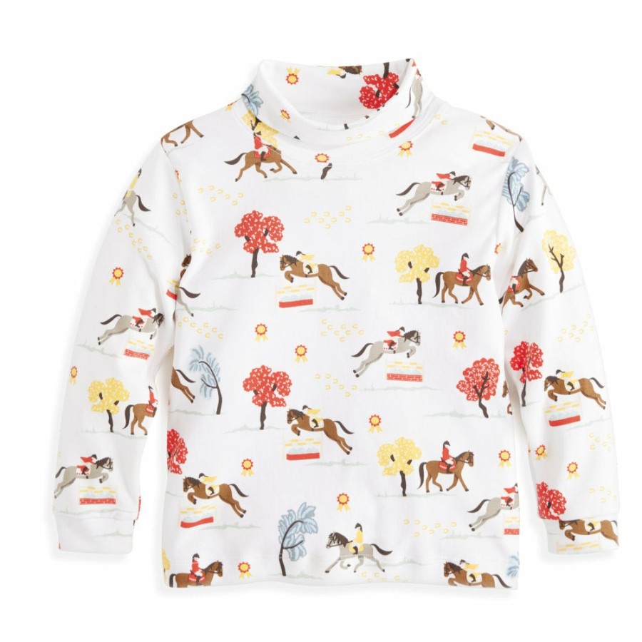 BABY BOYS Cottonwel | Printed Pima Turtleneck