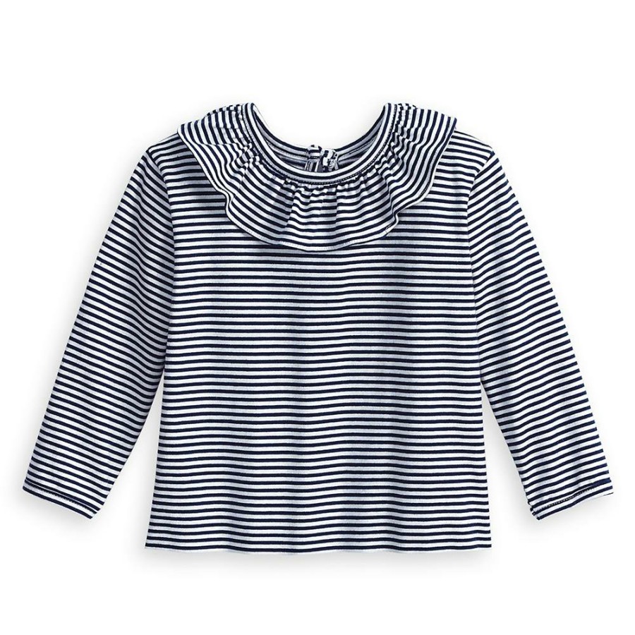 GIRLS Misbordados | Ruffled Jersey Blouse