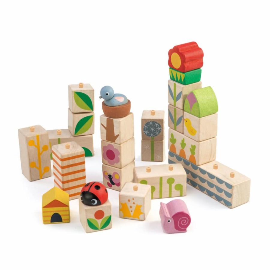 ACCESSORIES Tender Leaf Toys | Tender Leaf Toys Garden Blocks