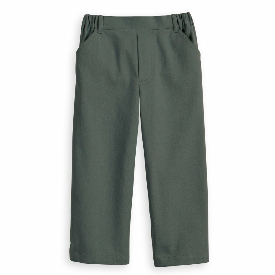 BOYS Icat | Stretch Twill Faux Zip Pant