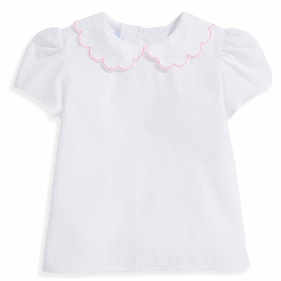 GIRLS Misbordados | Scallop Collar Peter Pan Blouse