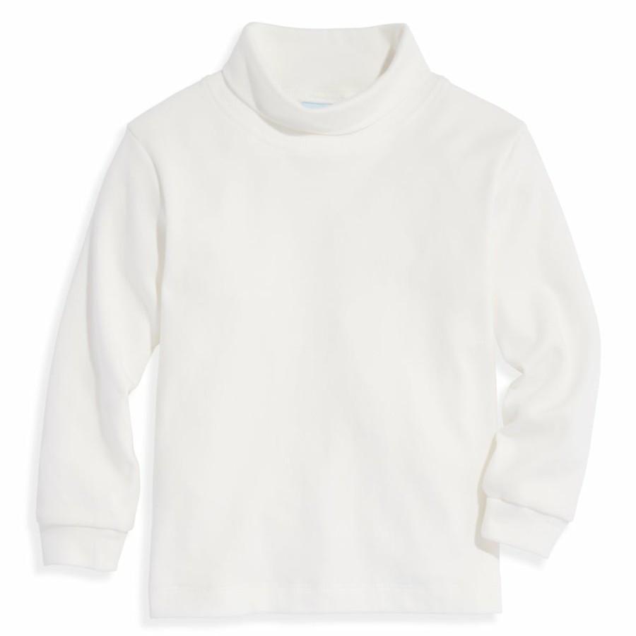 BOYS Cottonwel | Pima Turtleneck - Ivory