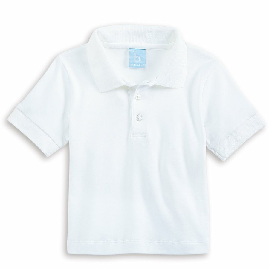 BABY BOYS Cottonwel | Solid Short Sleeve Pima Polo