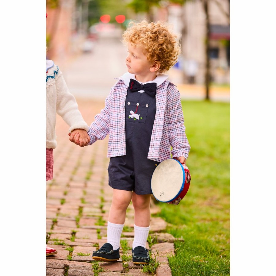 BOYS Misbordados | Embroidered Sheepdog Romper