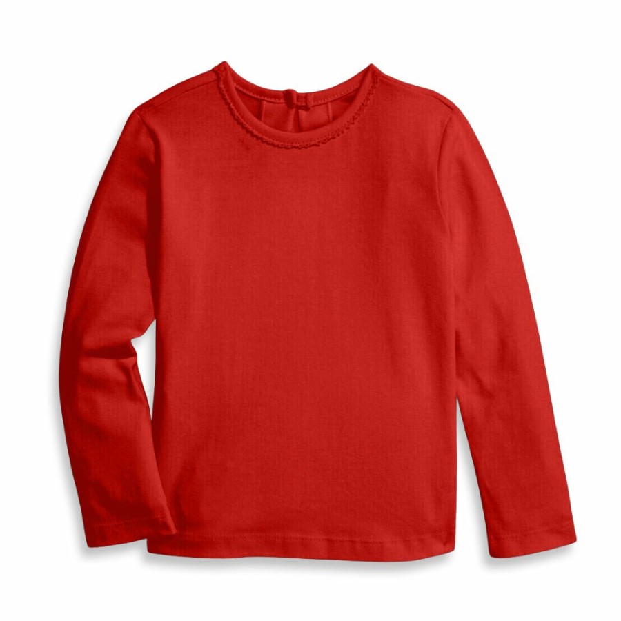 GIRLS Cottonwel | Long Sleeve Girl'S Pima Everyday Tee