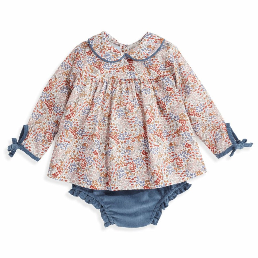 BABY GIRLS Misbordados | Elisa Dress With Bloomer