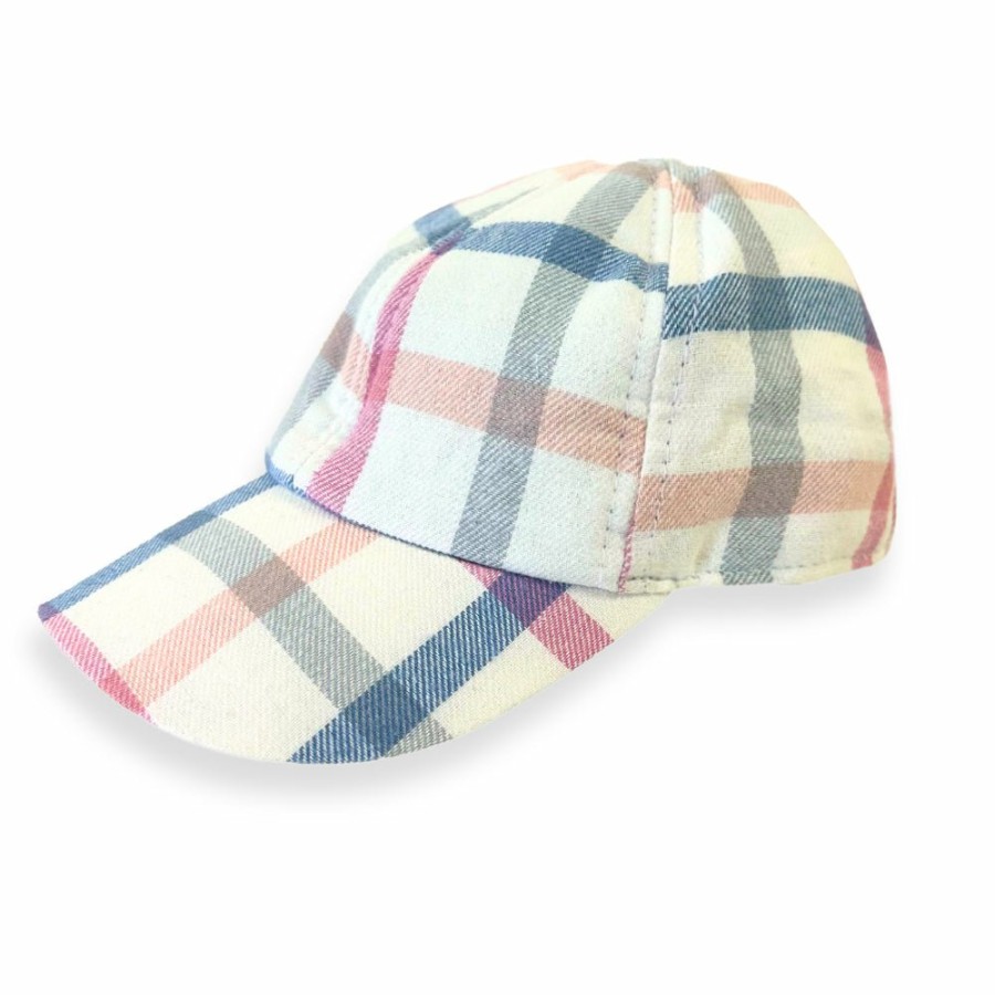 GIRLS Misbordados | Plaid Baseball Hat