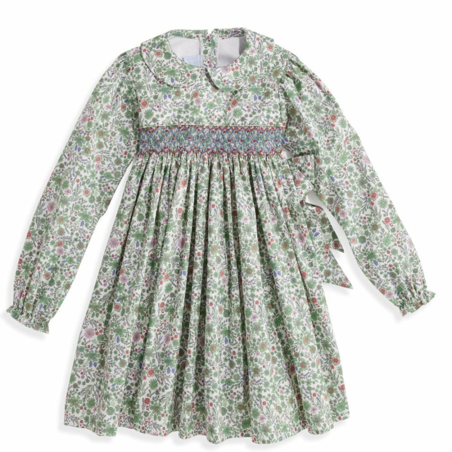 GIRLS Misbordados | Smocked Peter Pan Dress