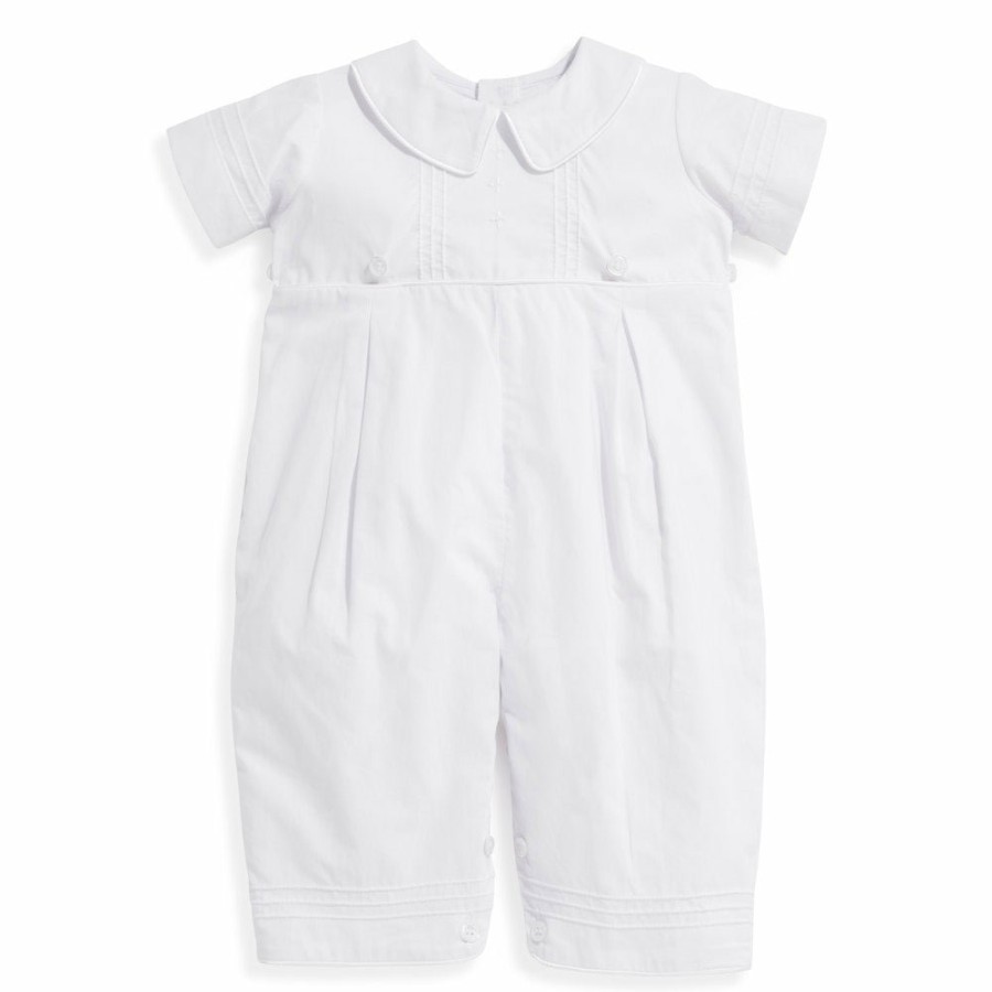 BOYS Misbordados | White Batiste 2 Piece Christening Gown