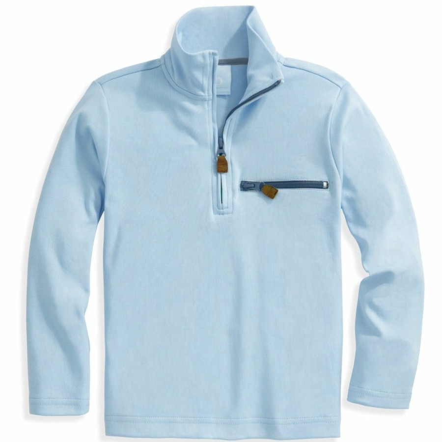 BOYS Cottonwel | Pima Half Zip With Pocket