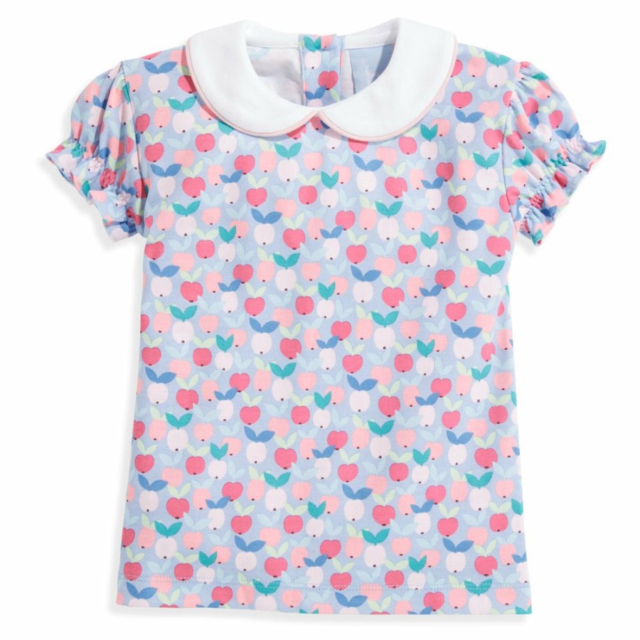 GIRLS Cottonwel | Puff Sleeve Pima Peter Pan Tee