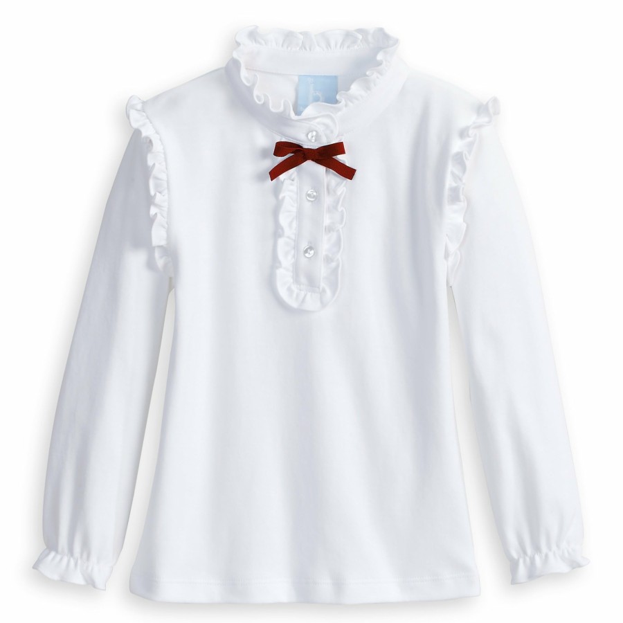 GIRLS Cottonwel | Ruffled Pima Blouse