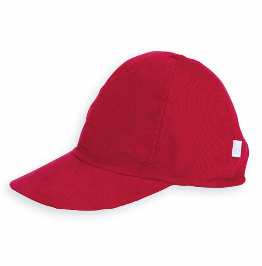 ACCESSORIES Misbordados | Red Corduroy Baseball Hat