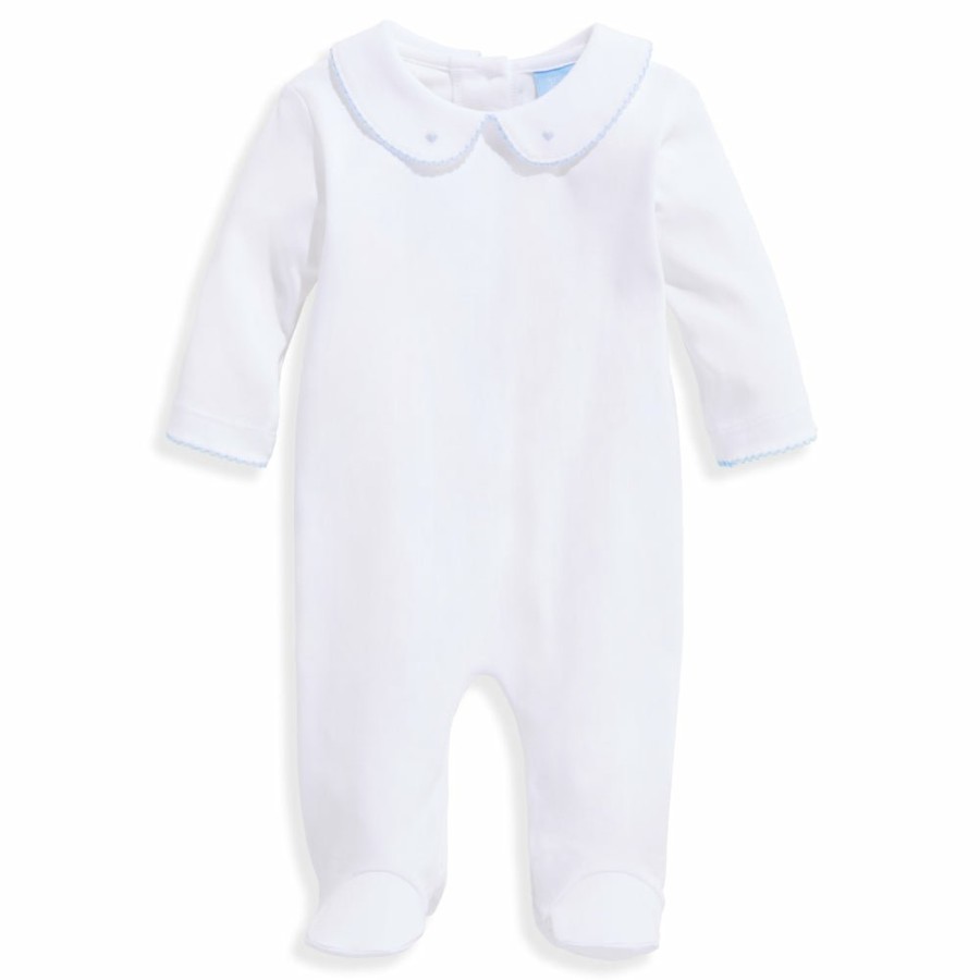 BOYS Cottonwel | Embroidered Collared Pima Footie