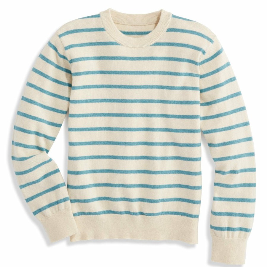 BOYS Fashion R-Evolution International Limited | Striped Cashmere Blend Crewneck