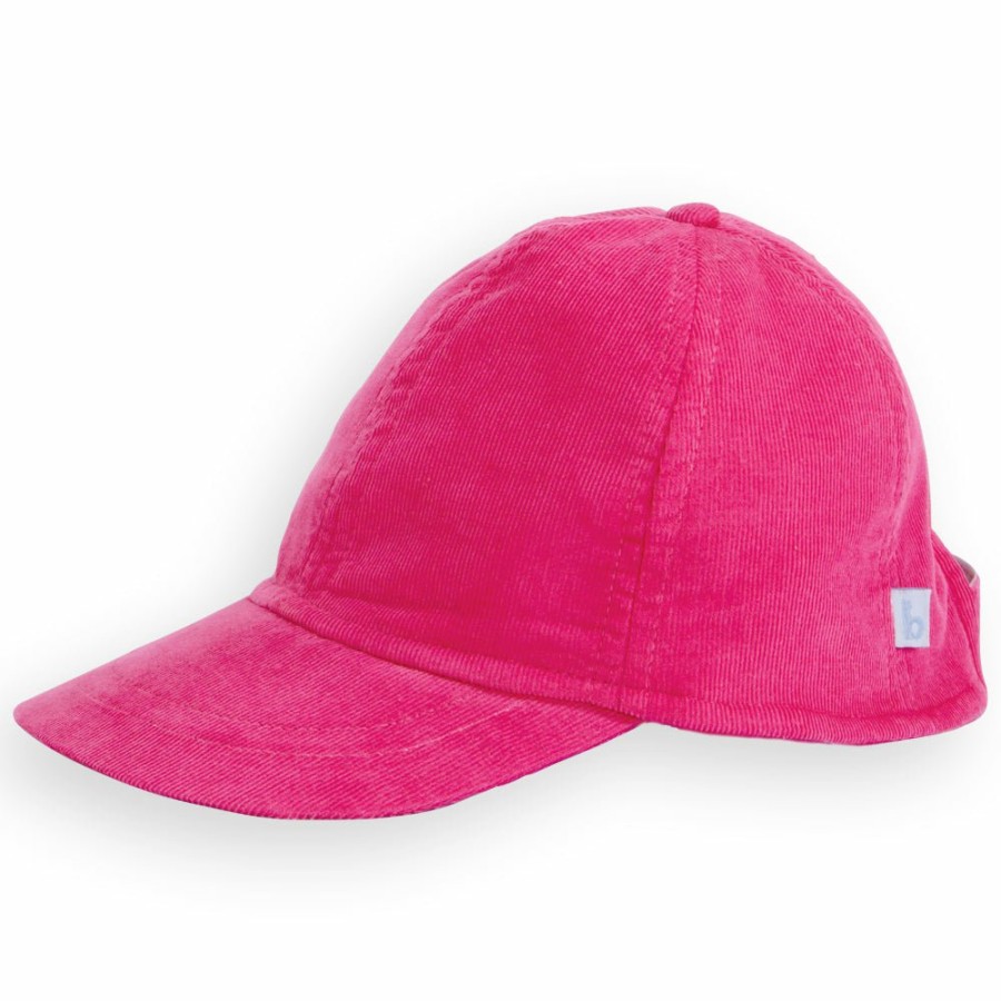 GIRLS Misbordados | Hot Pink Corduroy Baseball Hat