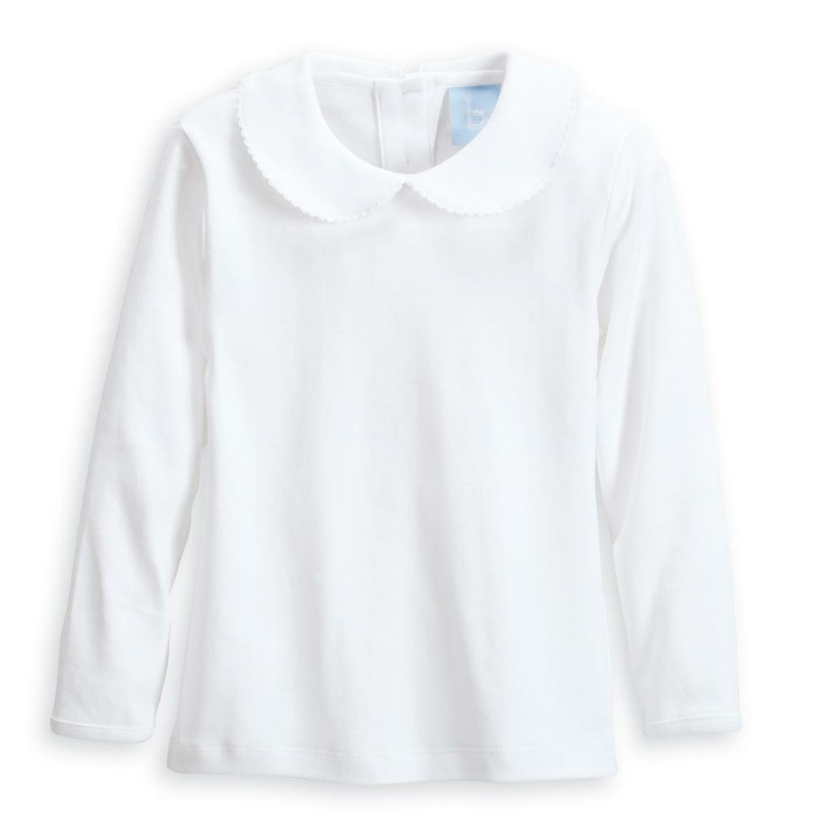 GIRLS Cottonwel | Long Sleeve Pima Peter Pan Tee