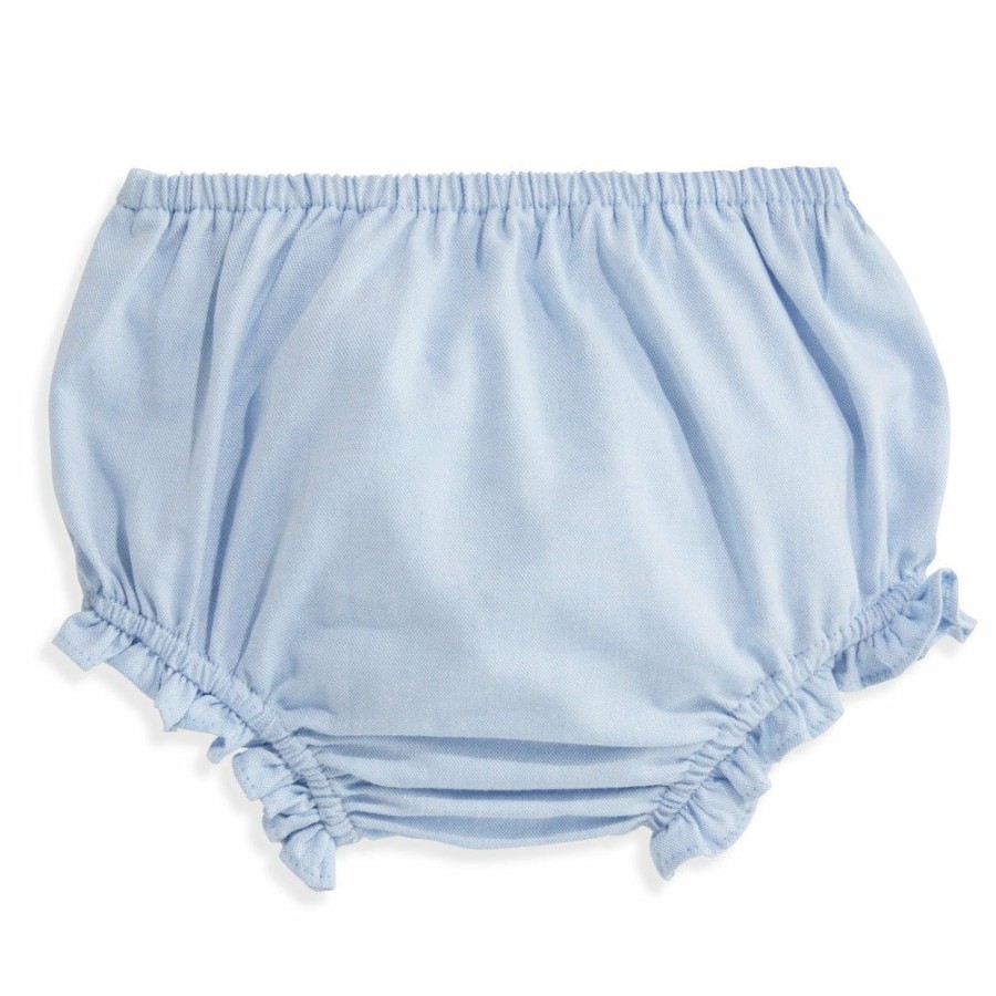 BABY GIRLS Misbordados | Blue Oxford Bliss Essential Bloomer