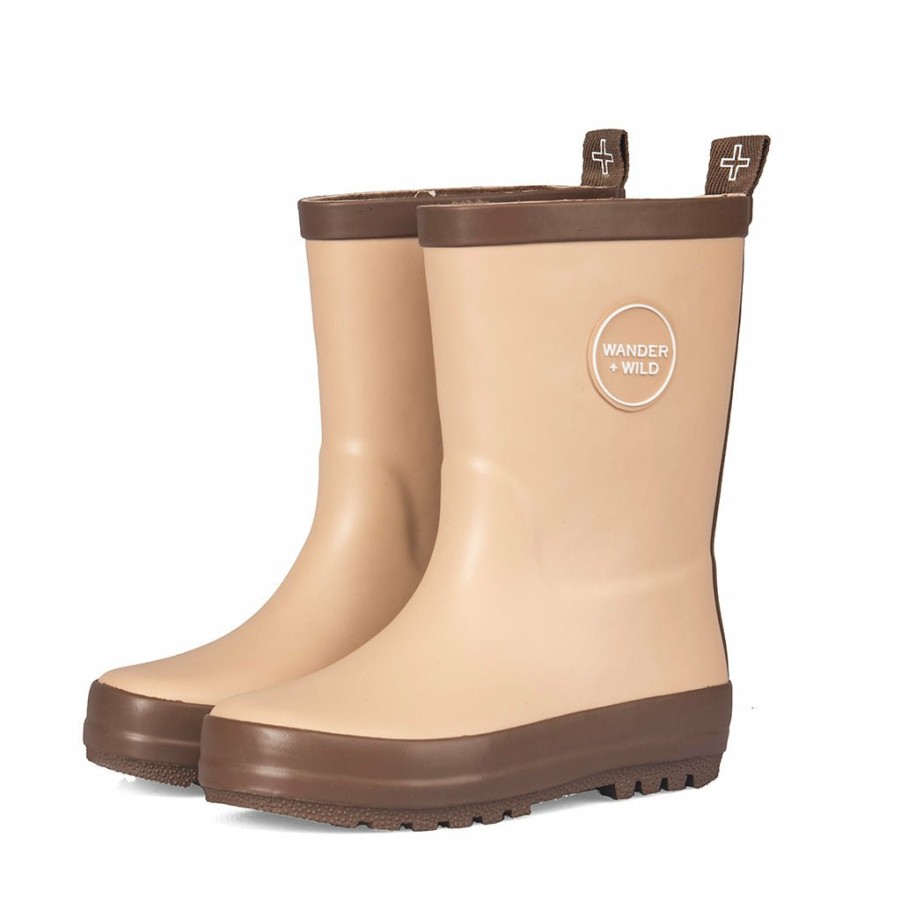 GIRLS Wander & Wild | Natural Rubber Gumboots