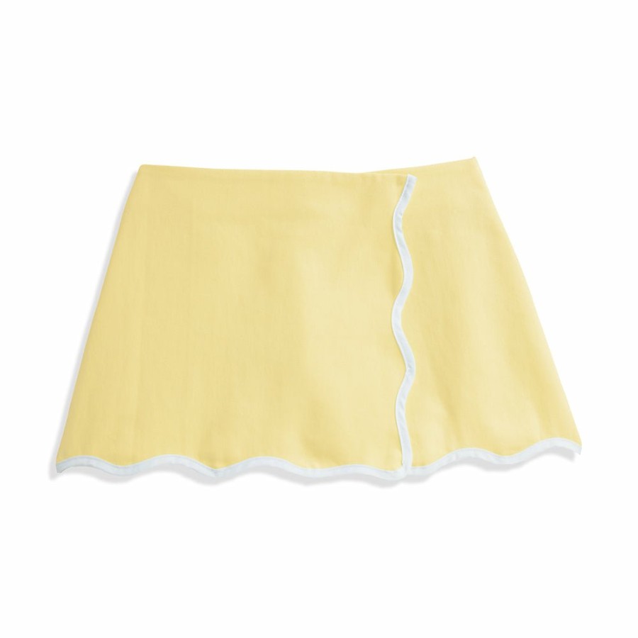 GIRLS Icat | Twill Scalloped Tennis Skort