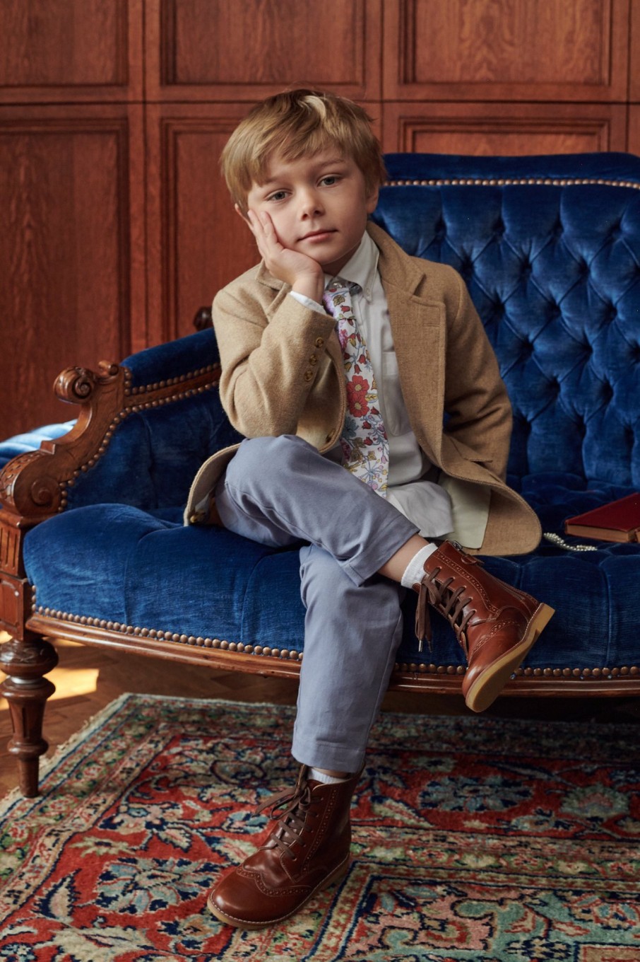 BOYS Misbordados | Wool Blazer -- Camel