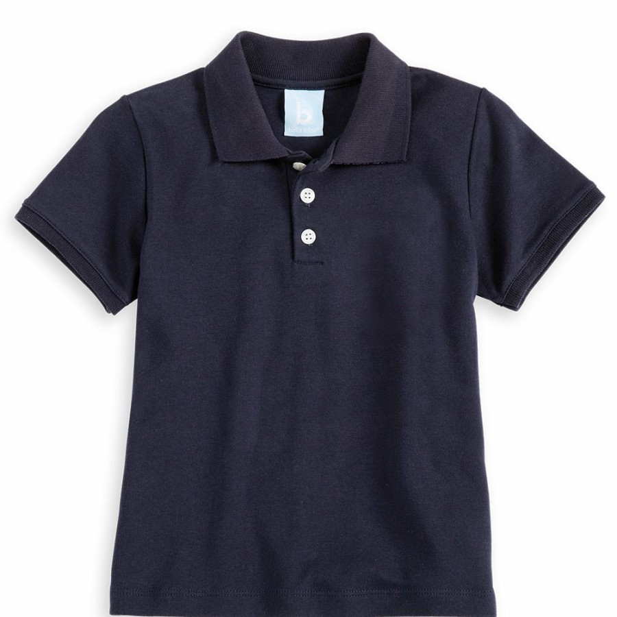 BABY BOYS Cottonwel | Solid Short Sleeve Pima Polo