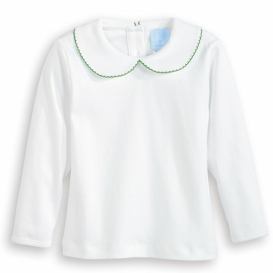 GIRLS Cottonwel | Long Sleeve Pima Peter Pan Tee