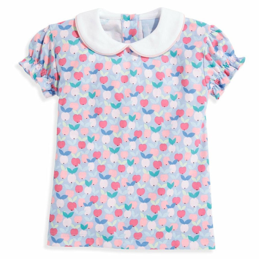 BABY GIRLS Cottonwel | Puff Sleeve Pima Peter Pan Tee