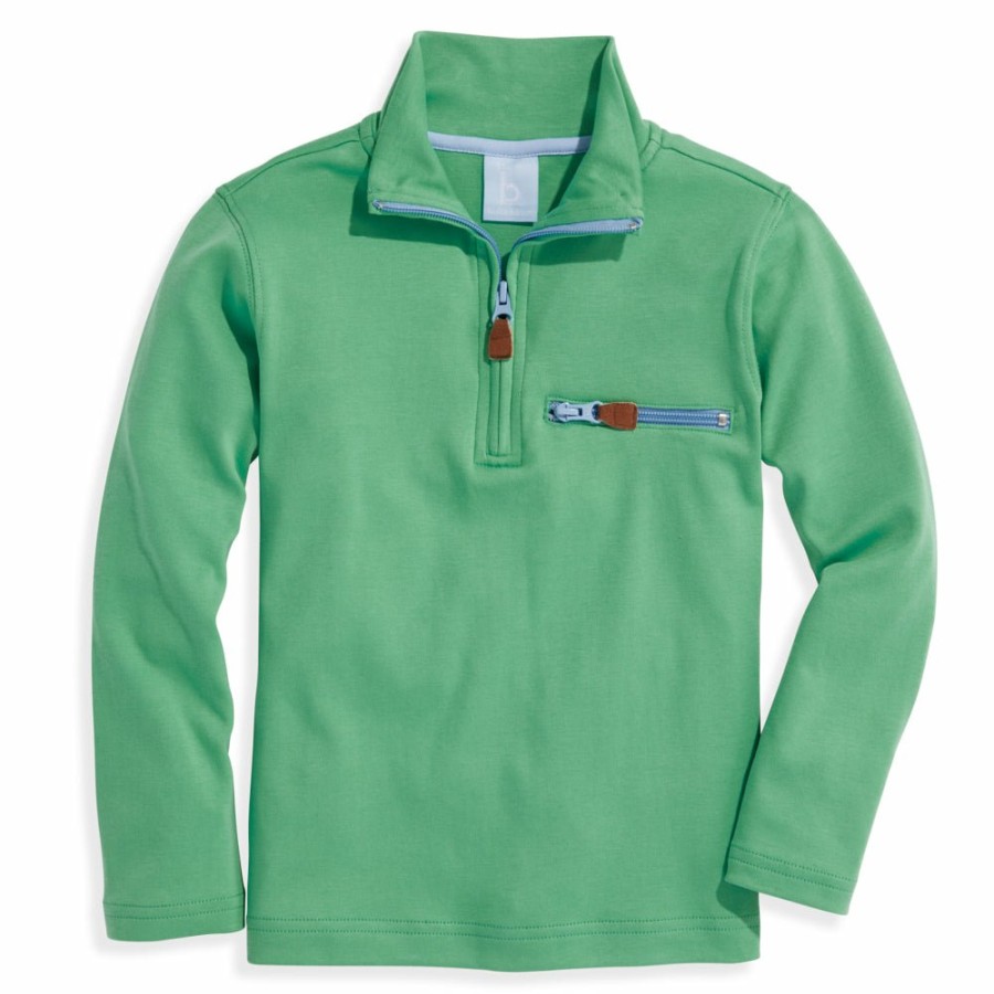 BOYS Cottonwel | Pima Half Zip With Pocket