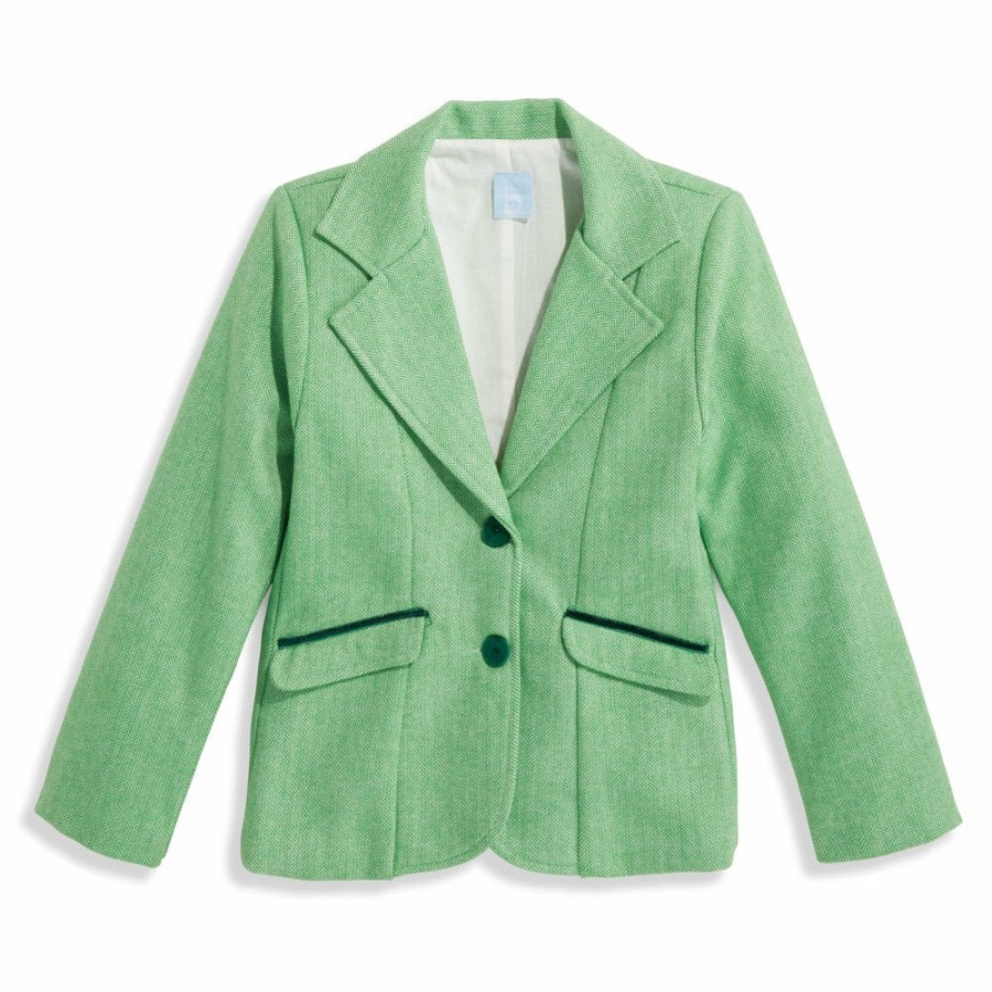 GIRLS Misbordados | Velvet Trim Bridget Blazer