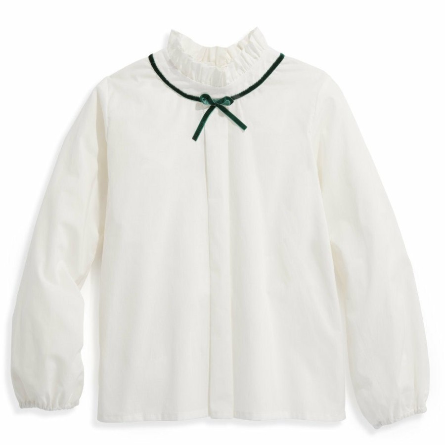 GIRLS Misbordados | Contrast Trim Keller Blouse