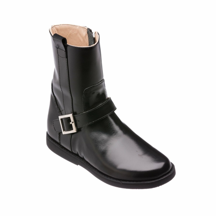 ACCESSORIES Elephantito | Elephantito Leather Ankle Boot W/ Buckle