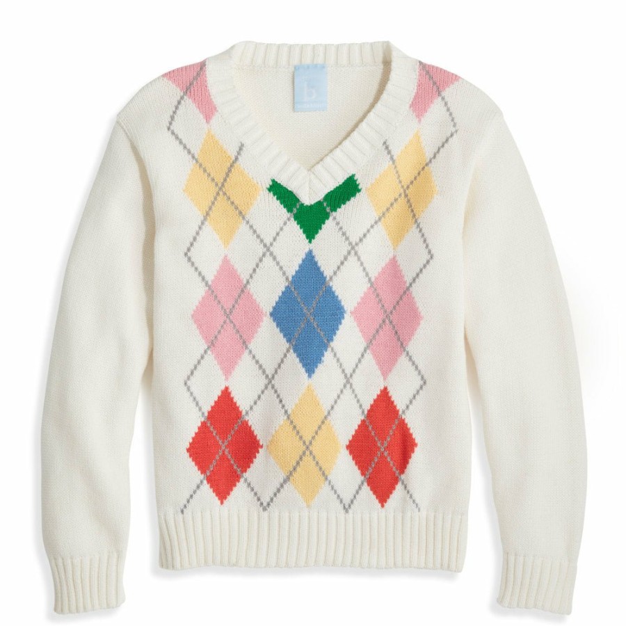 GIRLS Ethnic Fashion | Intarsia Argyle Pullover