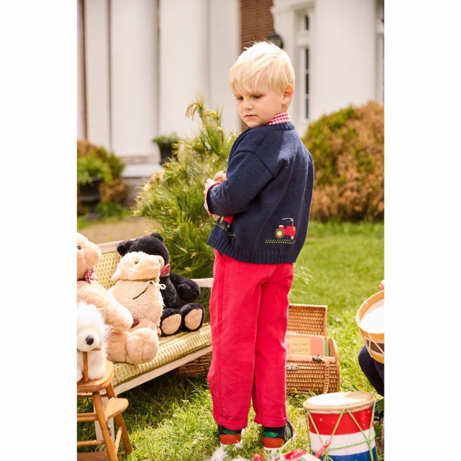 BOYS Icat | Corduroy Faux Zip Pant