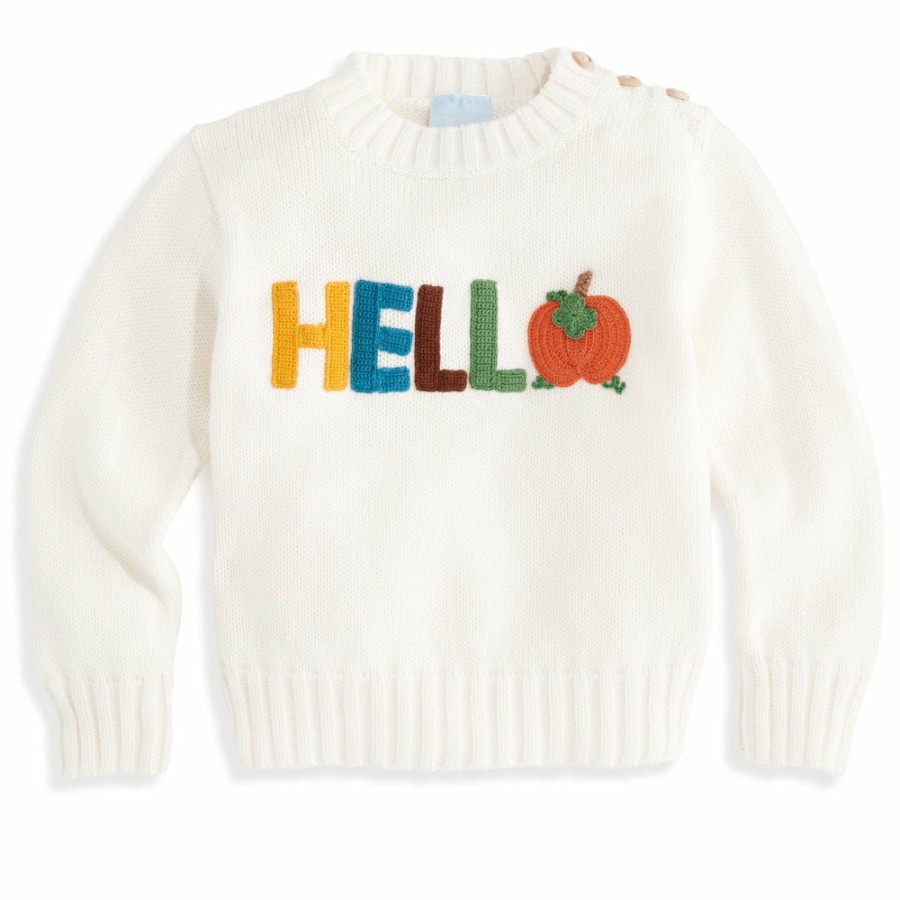 GIRLS Ethnic Fashion | Applique Hello Pullover