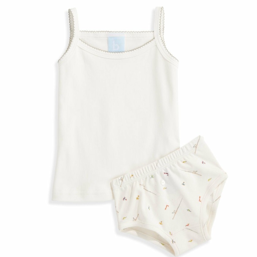 GIRLS Cottonwel | Printed Pima Cami & Undie Set