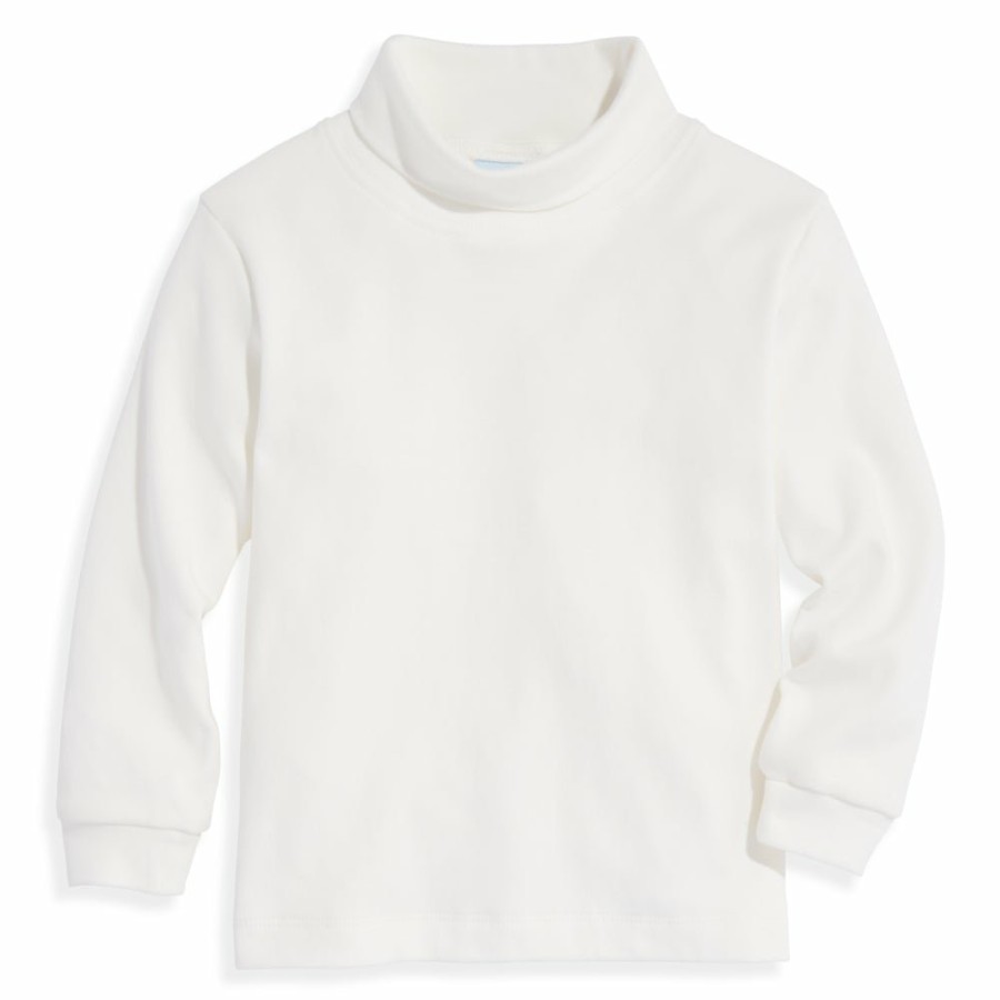 GIRLS Cottonwel | Pima Turtleneck - Ivory