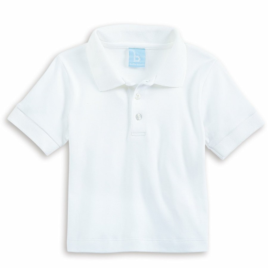 BOYS Cottonwel | Solid Short Sleeve Pima Polo