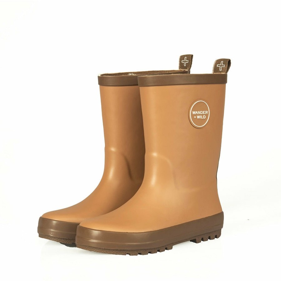 GIRLS Wander & Wild | Natural Rubber Gumboots