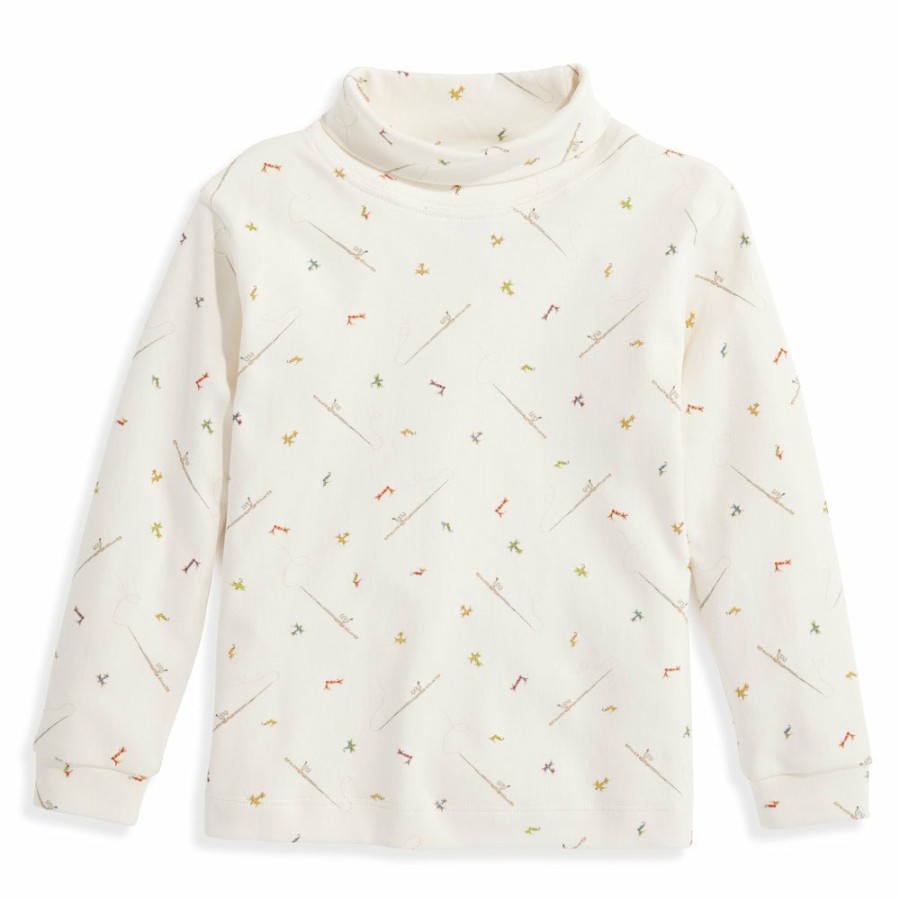 BABY BOYS Cottonwel | Printed Pima Turtleneck