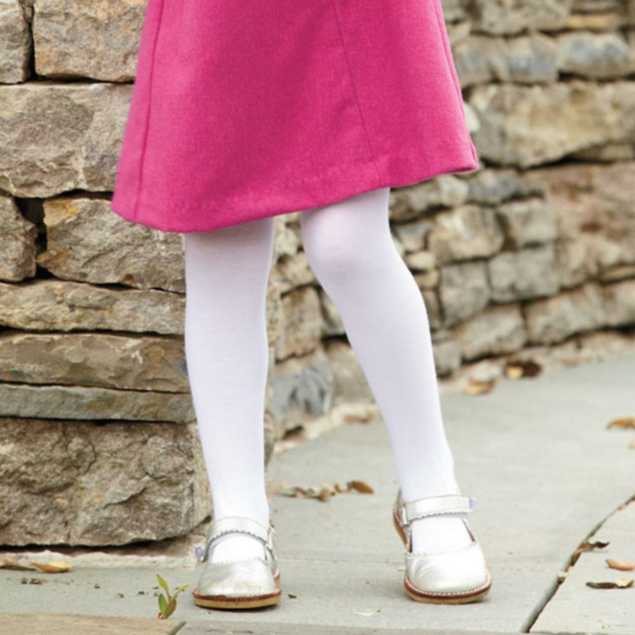 ACCESSORIES Jefferies | Girls' White Basic Tights