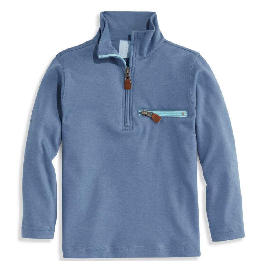 BOYS Cottonwel | Pima Half Zip With Pocket