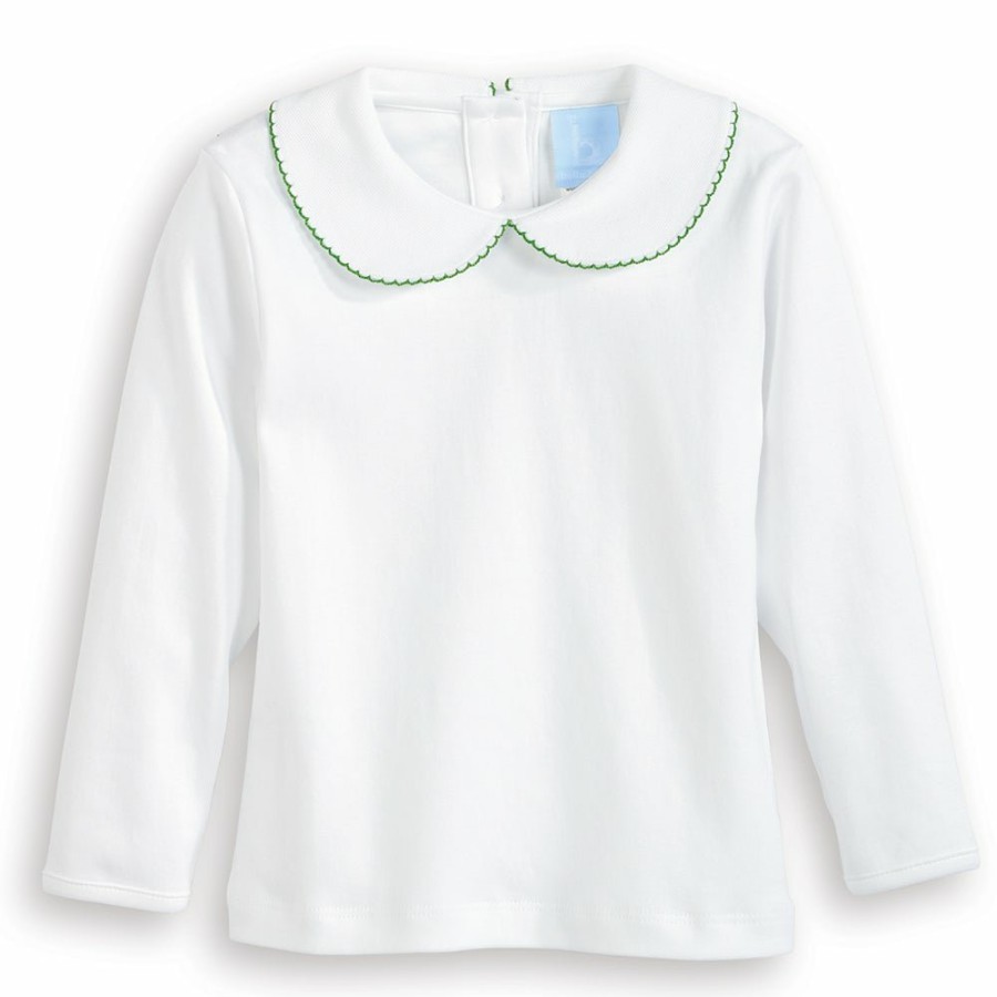 GIRLS Cottonwel | Long Sleeve Pima Peter Pan Tee