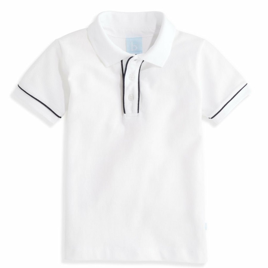 BABY BOYS Cottonwel | Contrast Trim Pique Polo