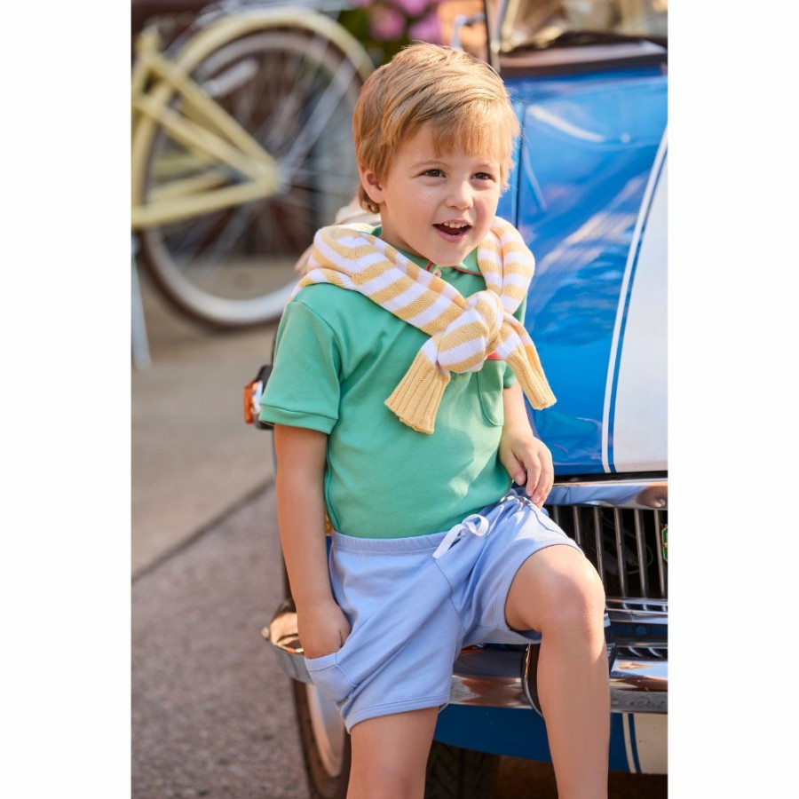 BOYS Cottonwel | Boy'S Pima Play Short -- Denim Blue