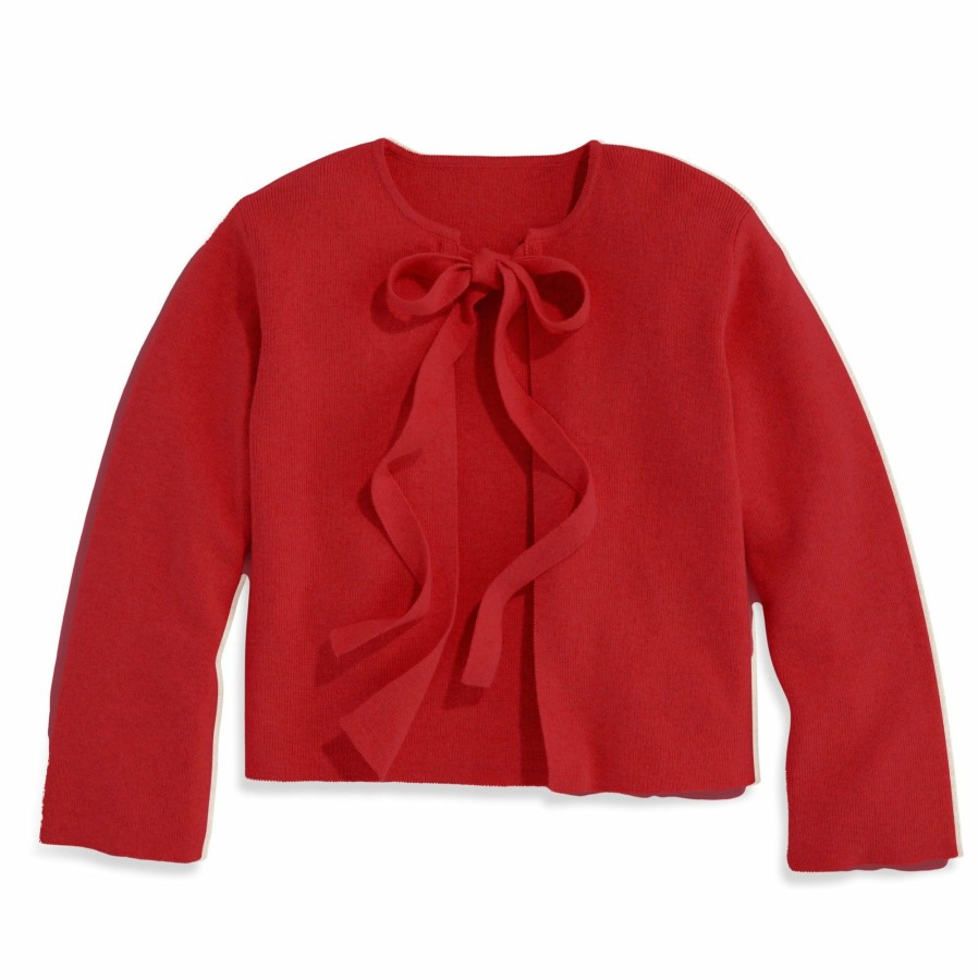 GIRLS Fashion R-Evolution International Limited | Cashmere Blend Tie Front Cardigan