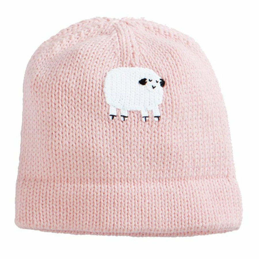 GIRLS Ethnic Fashion | Pink Sheep Applique Hat