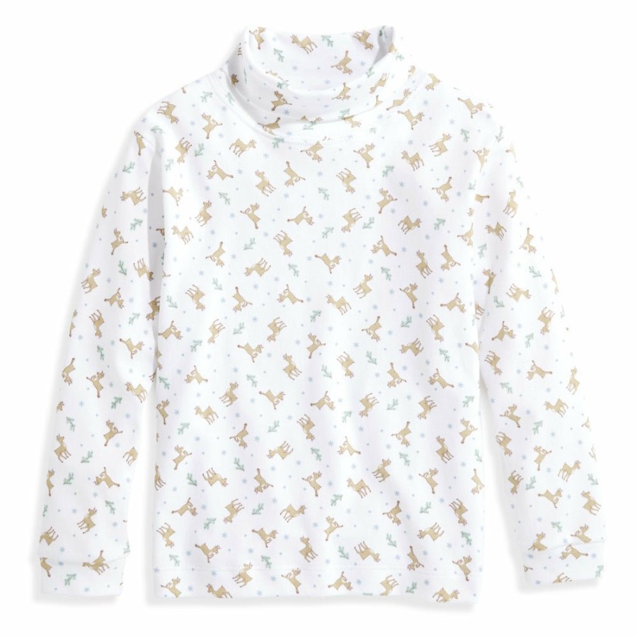 GIRLS Cottonwel | Printed Pima Turtleneck